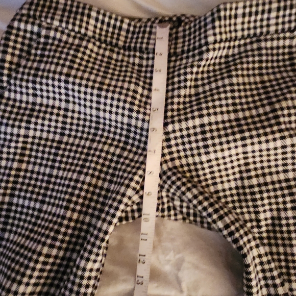 NWOT EXPRESS 3/4 SLEEVE HOUNDSTOOTH PRINT TWO-BUTTON BLAZER JACKET sz 4 - Picture 10 of 16